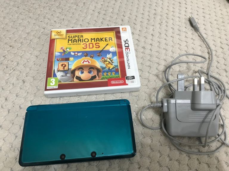 Nintendo 3DS Console, Aqua Blue,
