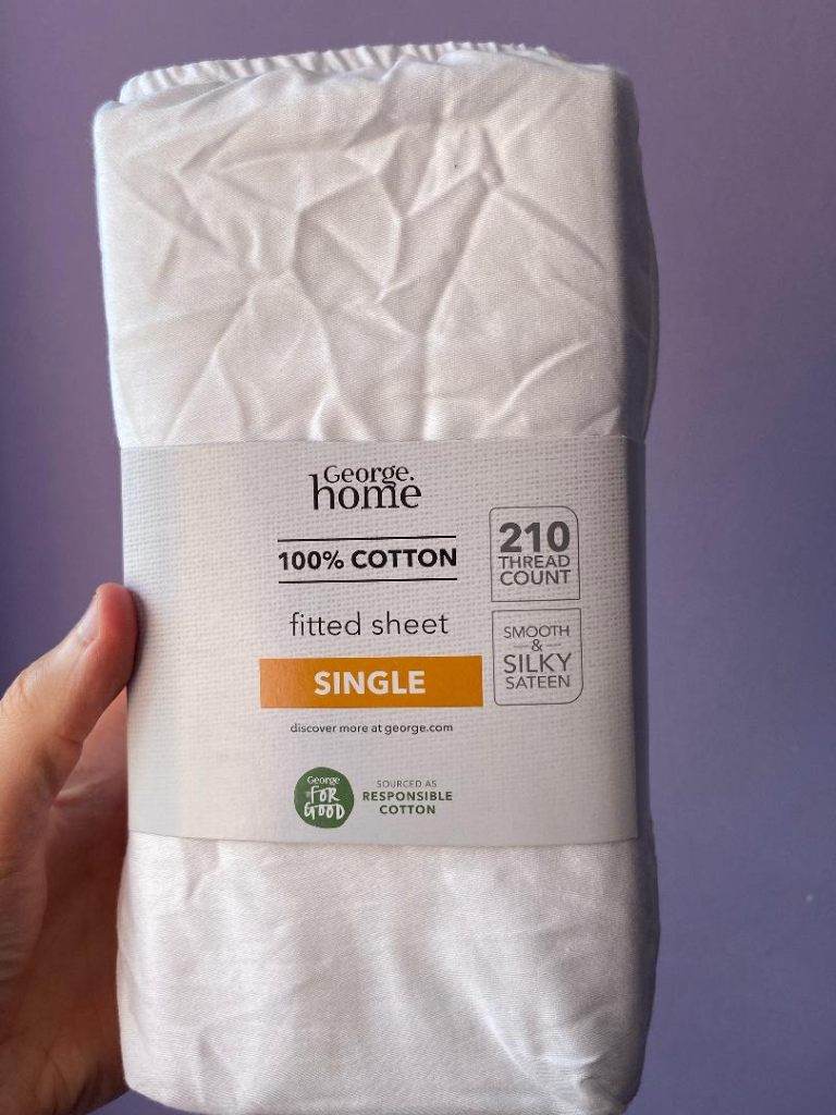 Single Fitted Sheet 100% Cotton