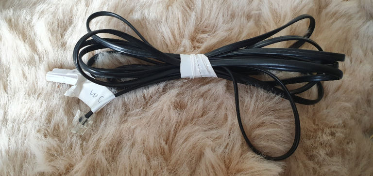 3m black BT Male to RJ11 Plug Cable Telephone to Modem / Router Lead Cable TV & SKY