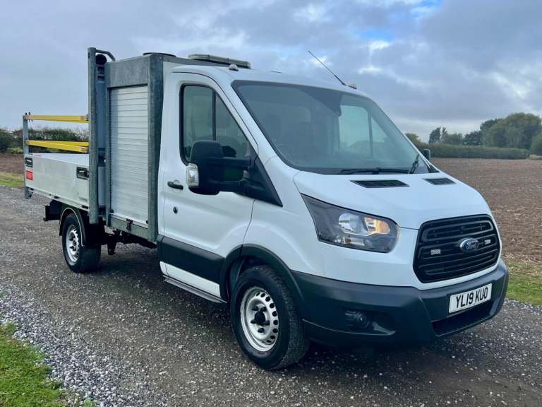 FORD TRANSIT 2.0 350 EcoBlue DROPSIDE TIPPER WITH TOOL STORAGE White Manual Die