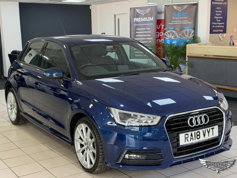 2018 Audi A1 1.4 TFSI S line Sportback Euro 6 (s/s) 5dr (Nav) HATCHBACK Petrol Manual