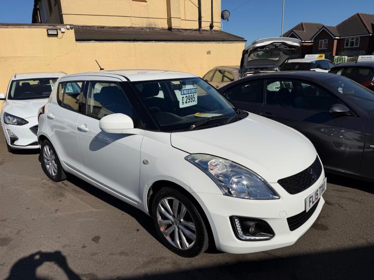 2015 15 SUZUKI SWIFT 1.2 SZ3 WHITE 5 DOOR HATCHBACK PETROL MANUAL ULEZ
