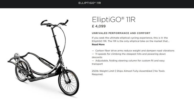 Elliptigo 11R carbon cranks, very good condition