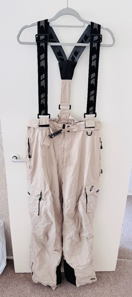 Trespass Tres-Tex Ski Snow Salopettes Trousers Size L