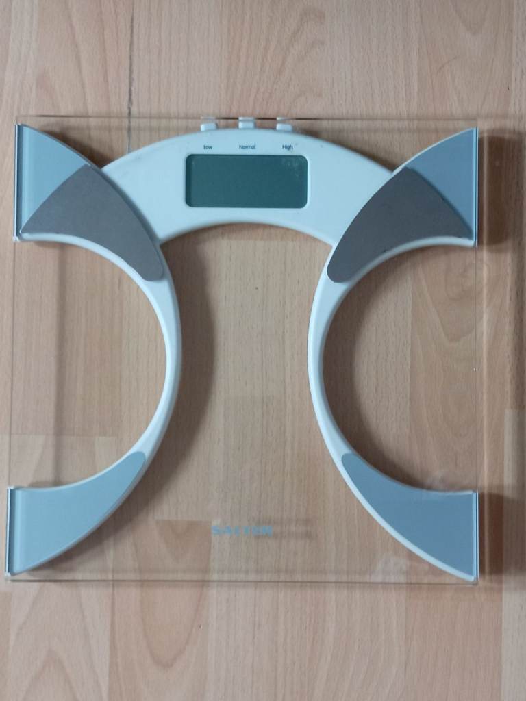 Glass digital bathroom weighing scale