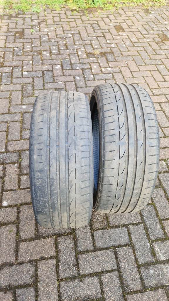 225 40 19 potenza run flat tyres