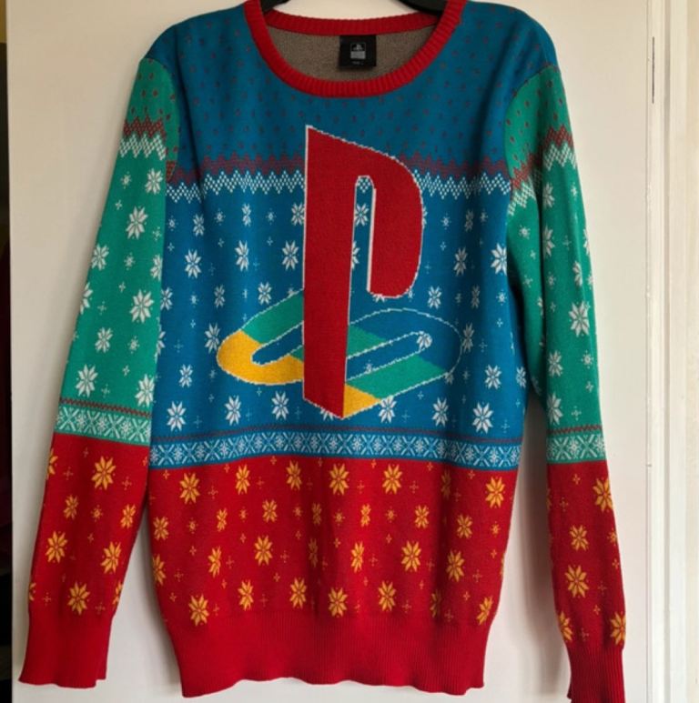 image for Official PlayStation Tokyo '94 Christmas Jumper - Size L - Licensed Sony Product