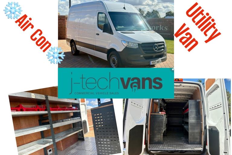 2021 Mercedes-Benz Sprinter 3.5t L2 H2 Progressive Van ***Workshop / Utility Van*** PANEL VAN Die...