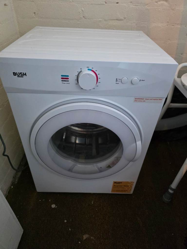 BUSH Small Vented Tumble Dryer – collection only from Chesterfield