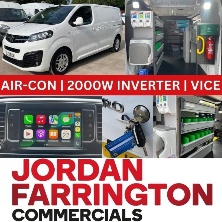 2021 VAUXHALL VIVARO 2.0 TURBO D 3100 SPORTIVE L1 H1 EURO 6 UTILITY WORKSHOP VAN