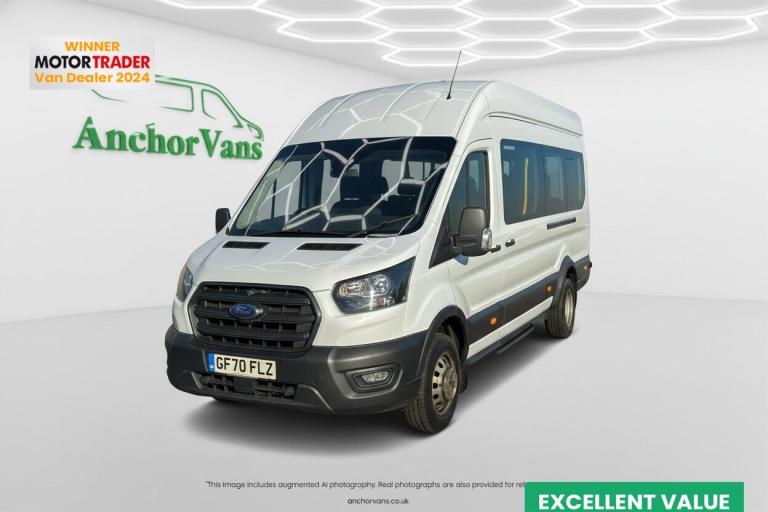 2020 Ford Transit XLWB L4H3 High Roof Bus 17 Seats Camera 460 Trend SELECT Minibus Diesel Manual
