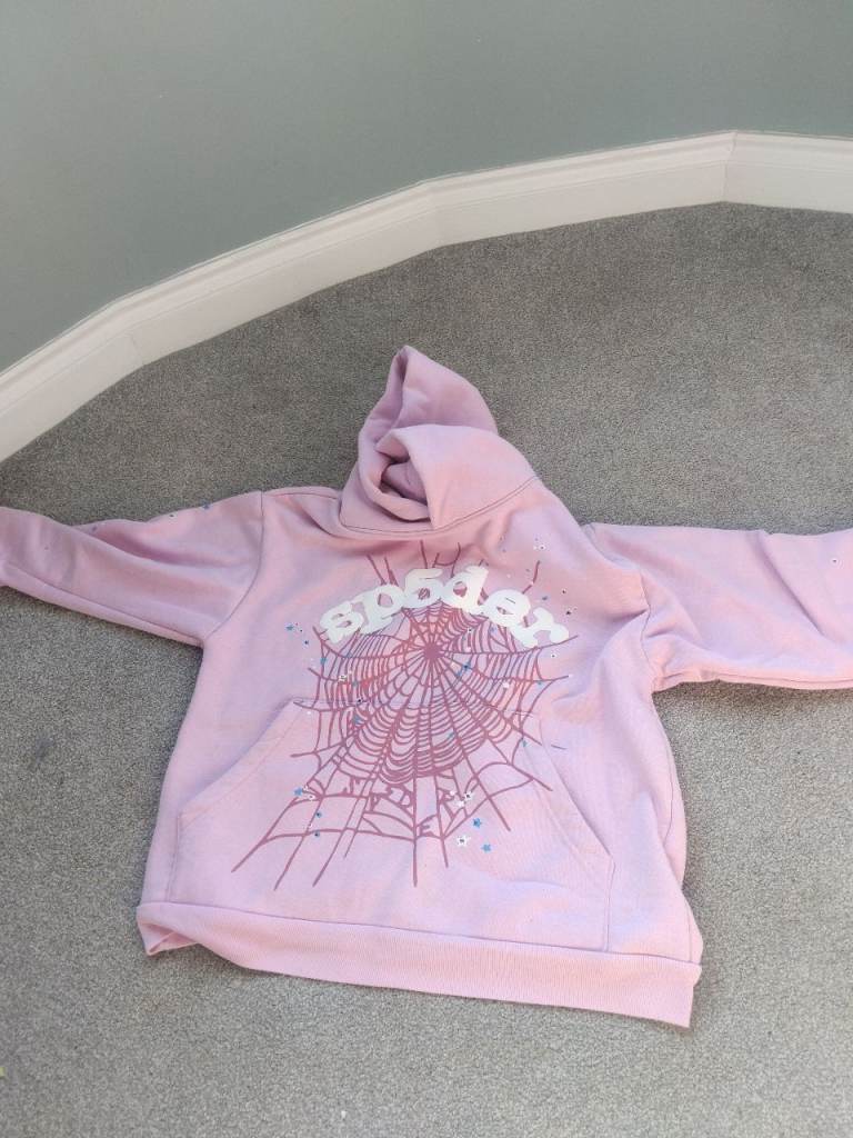 Pink Spiderweb Hoodie - Good Condition