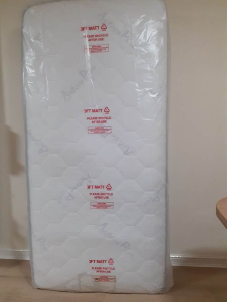 NEW, 3FT SINGLE MATTRESS (never been used)
