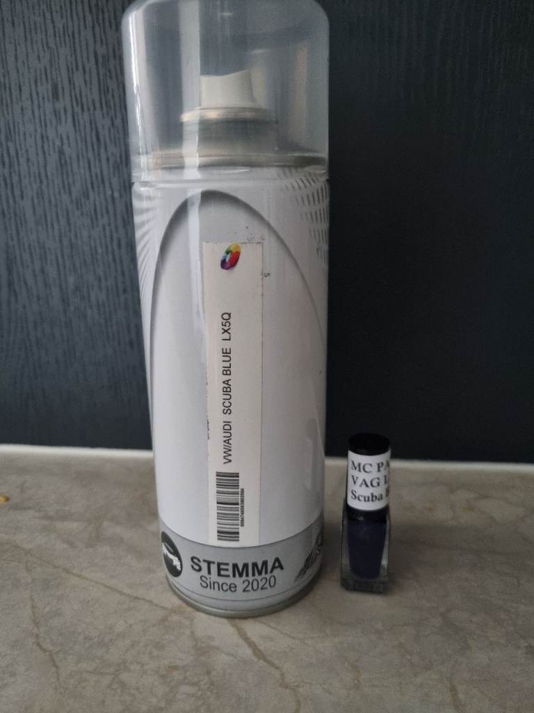 VW/AUDI SCUBA BLUE LX5Q PAINT SPRAY AND TOUCH UP