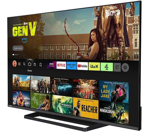 TOSHIBA Fire TV 50UF3F53DB 50" Smart 4K Ultra HD HDR LED TV with Amazon Alexa 