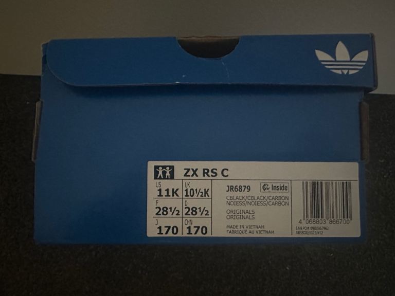 Adidas ZX RS C Trainers – UK Size 10.5K, New with Tags