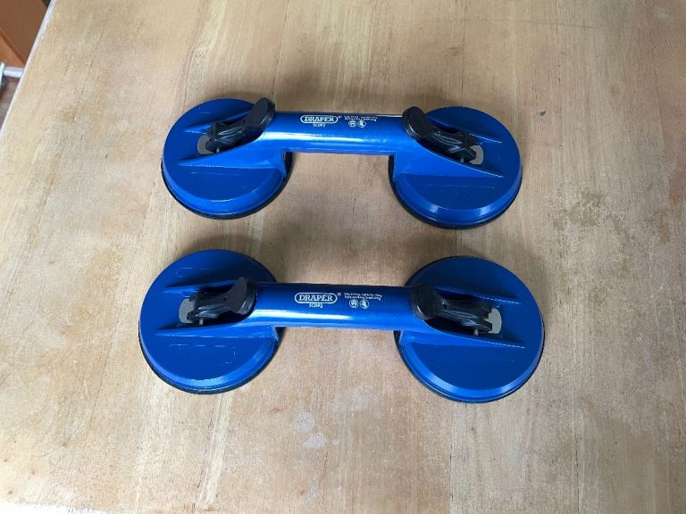 Pair of Draper twin suction lifters