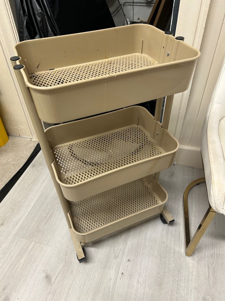 Beige trolly 