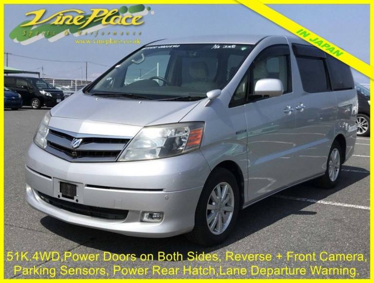 2007 Toyota Alphard 2.4 Hybrid 4WD, 8 Seats, Auto, 51K Miles MPV Hybrid Automatic