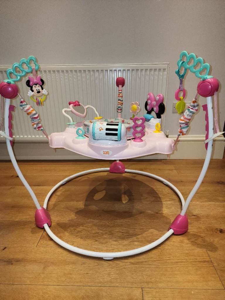 Bright Starts Disney Minnie Mouse "Forever Besties" Baby Jumper — £35 (RRP £79.99)