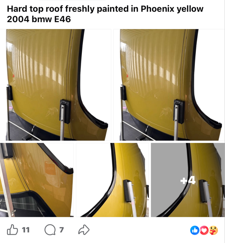 BMW E46 M3 convertible hard top £600