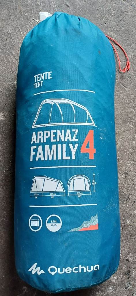 Quechua Arpenaz Family 4 Tent  Used £30