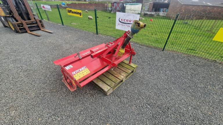 Tractor three point linkage 120 rotomec rotavator 