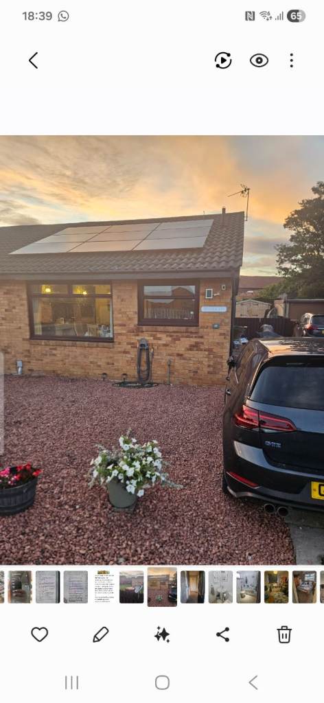 Beautiful semi detached bungalow 