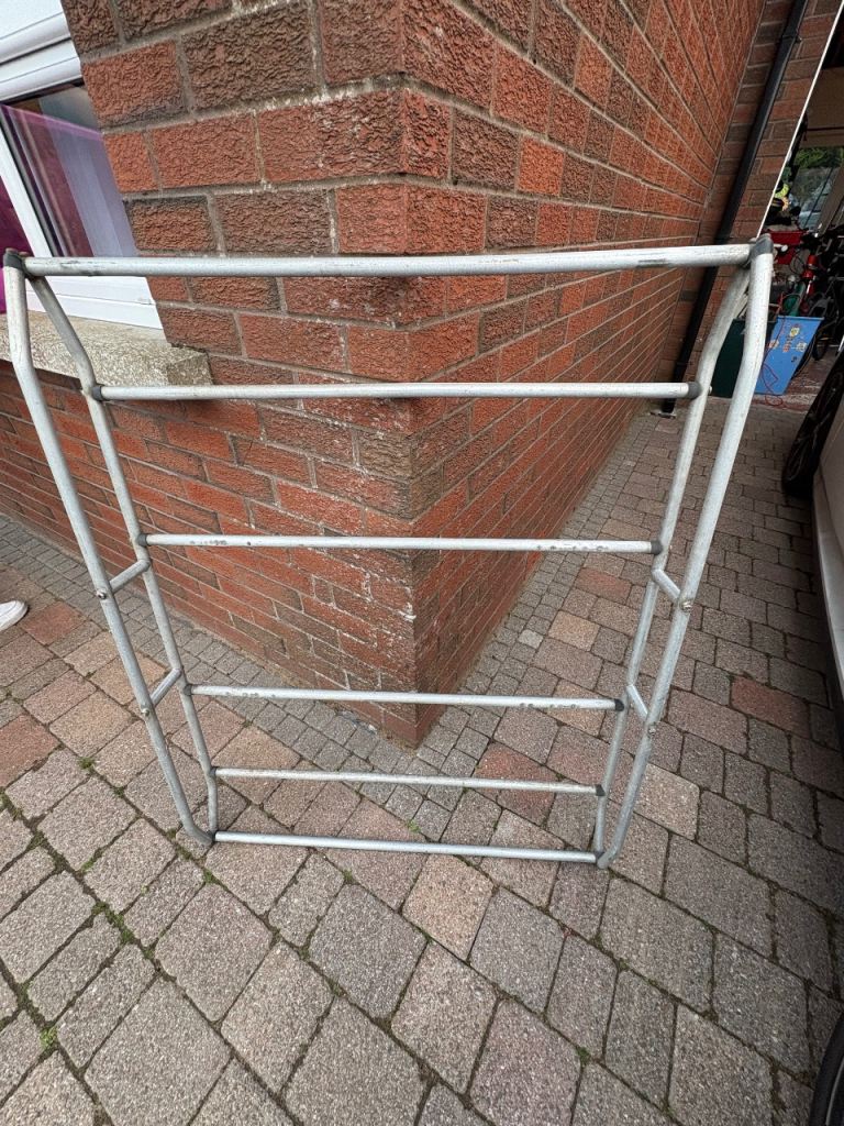Old Silver Car Roof Rack – Fair Condition