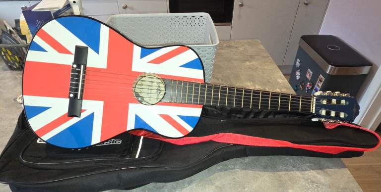 Union Jack Junior Acoustic Guitar 