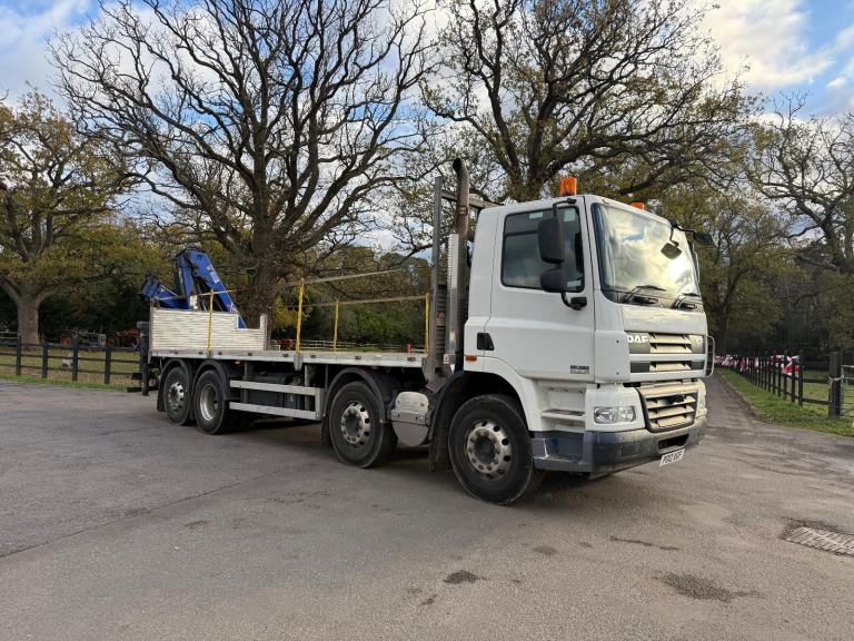DAF CF 85 360, 2012 12, HIAB CRANE, 8X2