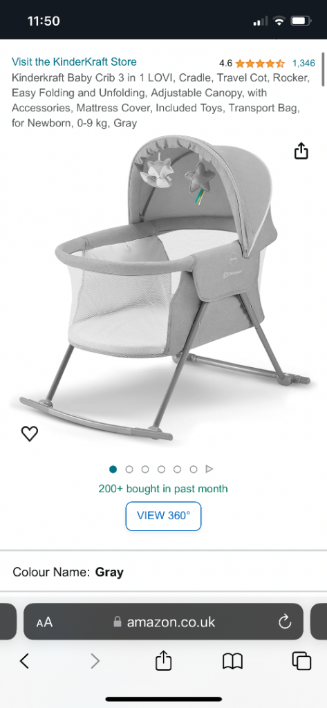 image for Kinderkraft Moses Basket