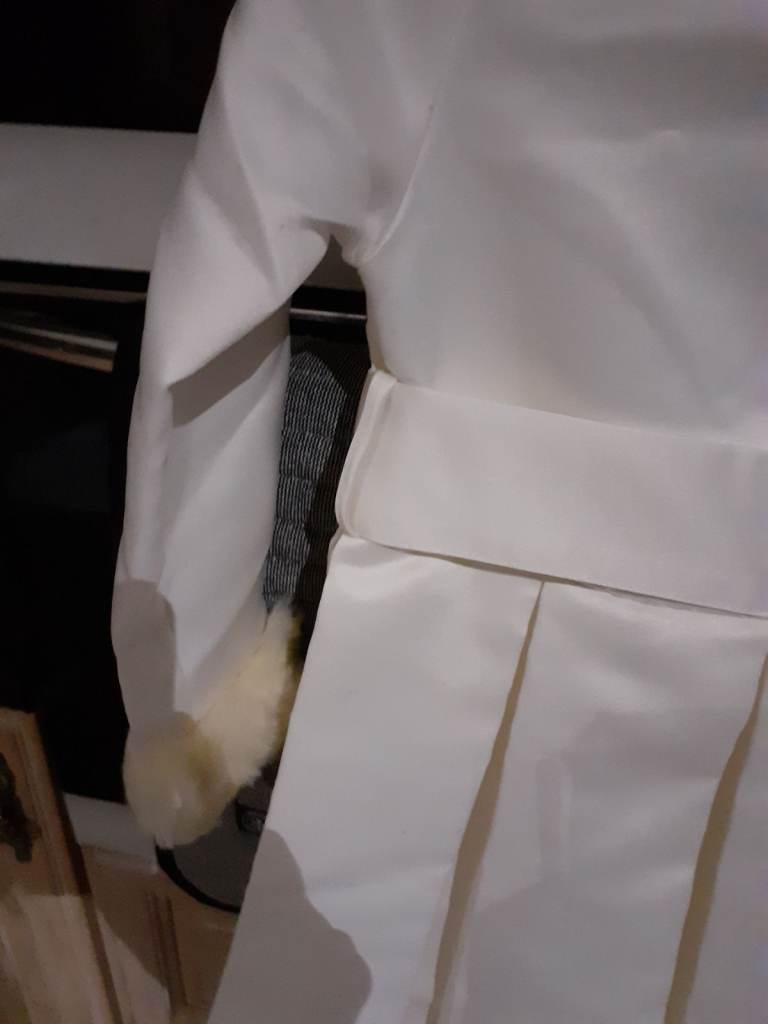 Ivory bridesmaids dress