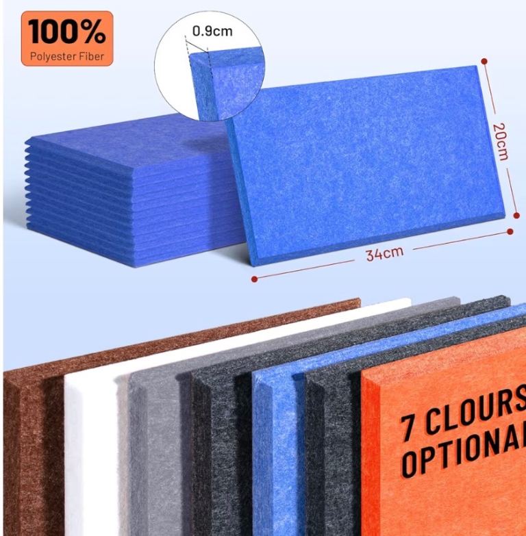 Acoustic Wall Panels Soundproof Foam Noise Reduction Panels 29+ PCS