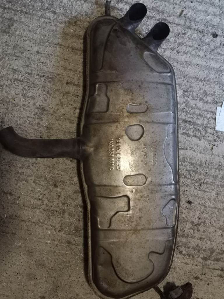 VOLKSWAGEN GOLF 2007 MUFFLER EXHAUST BACK BOX - 1K0253611C