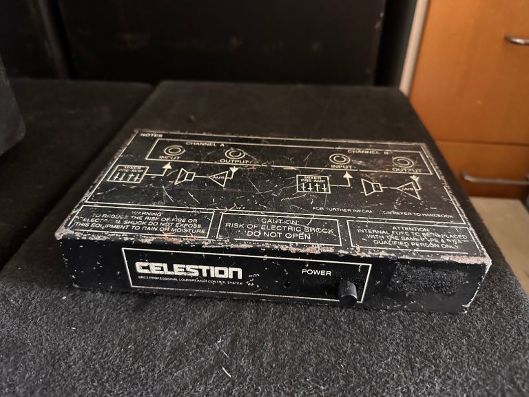 Vintage Celestion SCS Professional 2 Channel Loudspeaker Control System – TESTED/IEC included