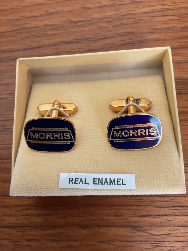 Morris Real Enamel Gold Tone Cufflinks – 