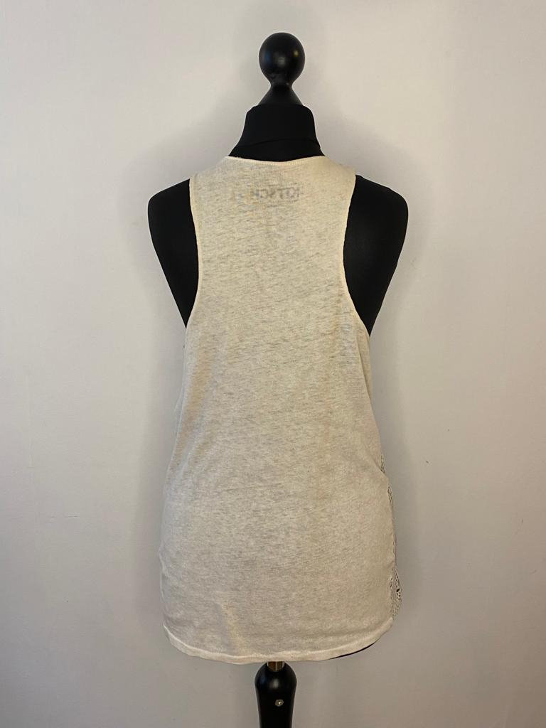 Rare and collectable KITSCH of London 1980s Rock n Roll Hearts Tank Top