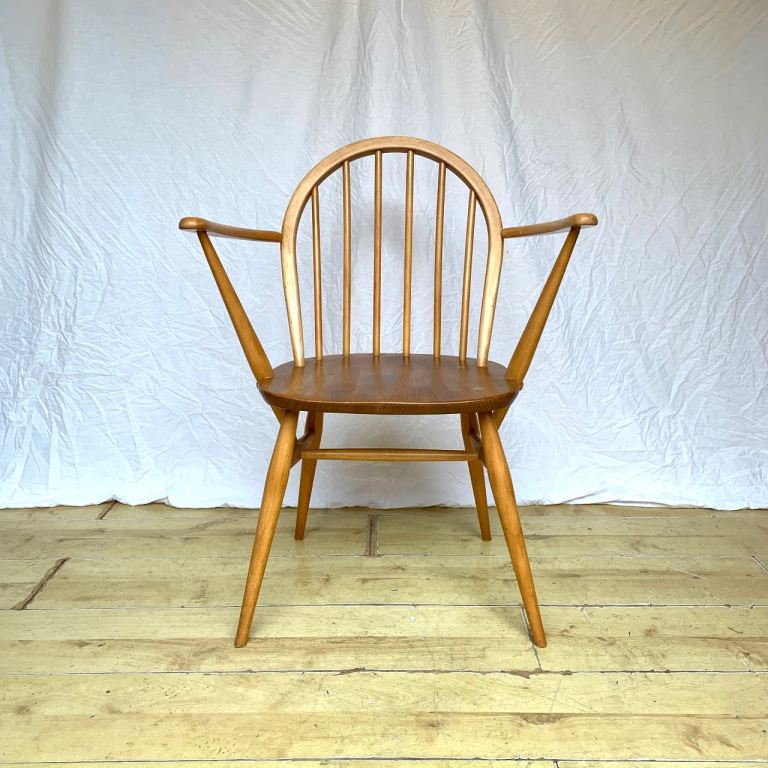 Ercol vintage mid century 370a Windsor dining armchair chair