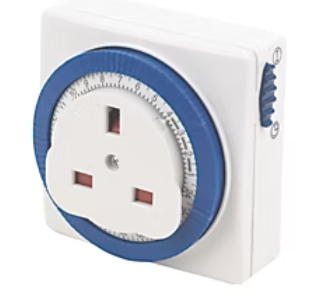 Masterplug TCM24-XD Mechanical Plug-In & Plug-Through Compact Timer