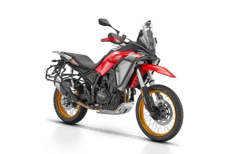 2026 QJ Motor SRT 450 RX, A2 compliant, adventure, full luggage