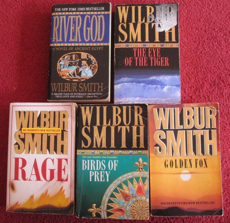Wilbur Smith Book Bundle - 5 Novels, Good Condition