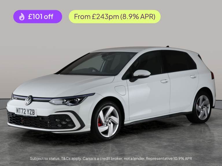 2022 Volkswagen Golf 1.4 TSI 13kWh GTE Hatchback 5dr Petrol Plug-in Hybrid DSG Euro 6 (s/s) (245 ...