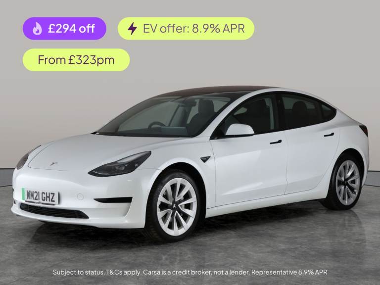 2021 Tesla Model 3 Standard Plus 4dr Auto SALOON ELECTRIC Automatic