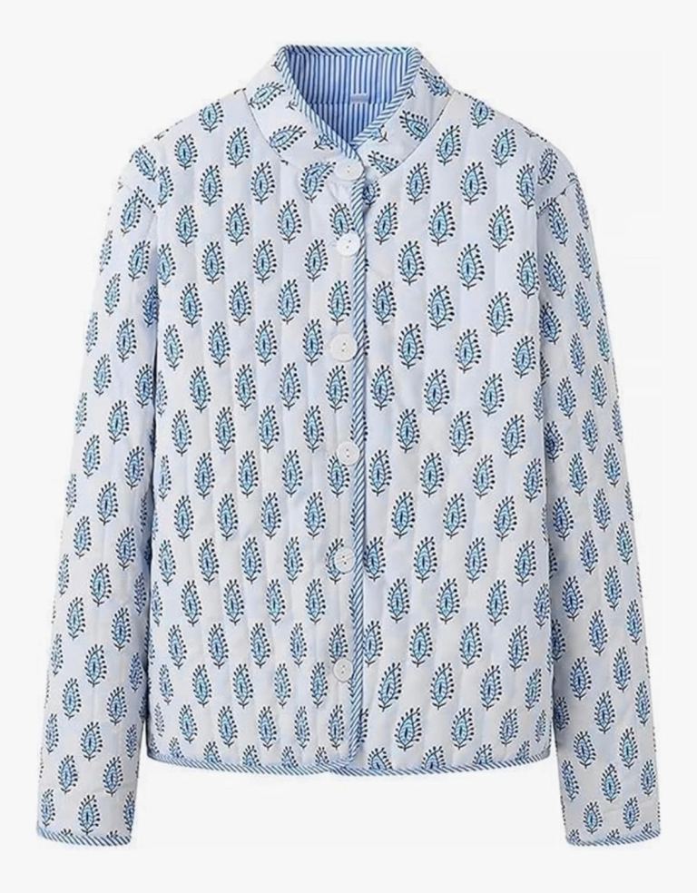 Cropped padded jacket- large