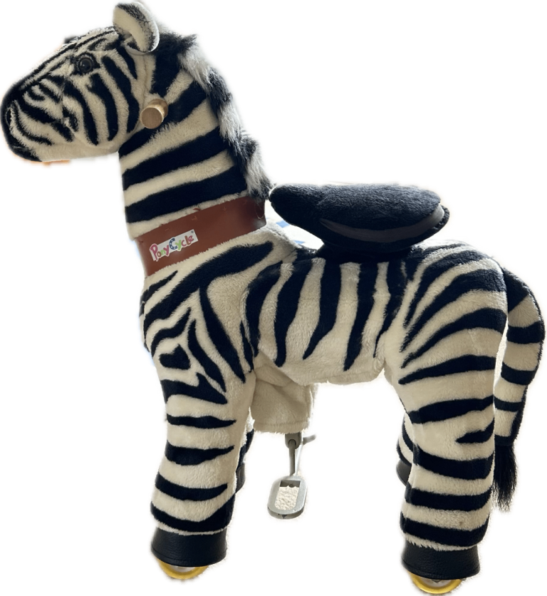 PonyCycle Zebra Ride-On Toy – Great Condition