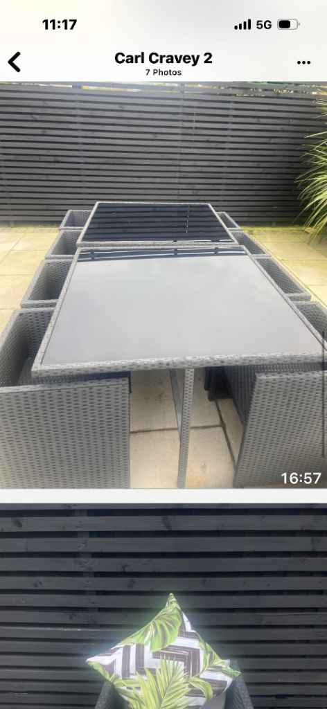 Rattan garden furniture 2 sets