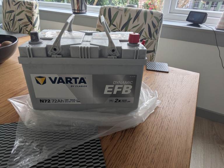 Toyota Yaris 2014 (Stop/Go) battery 