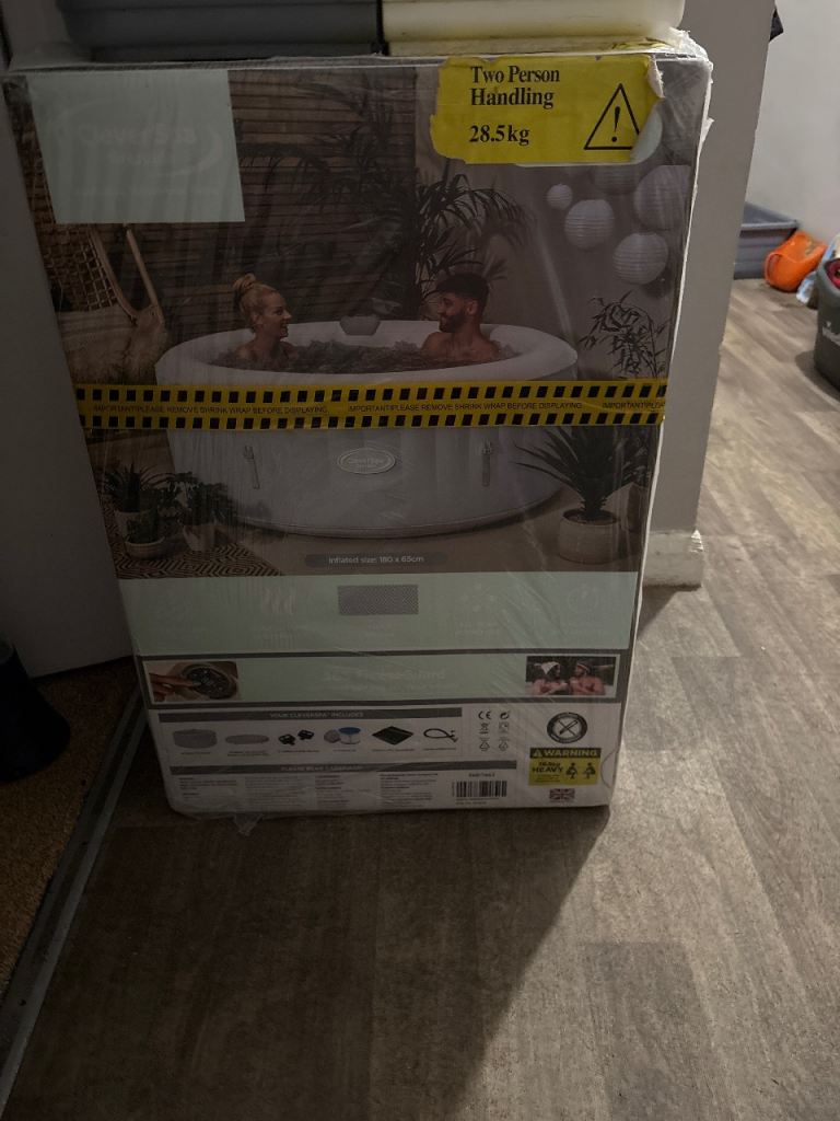 Brand New Inflatable Hot Tub - Still Boxed