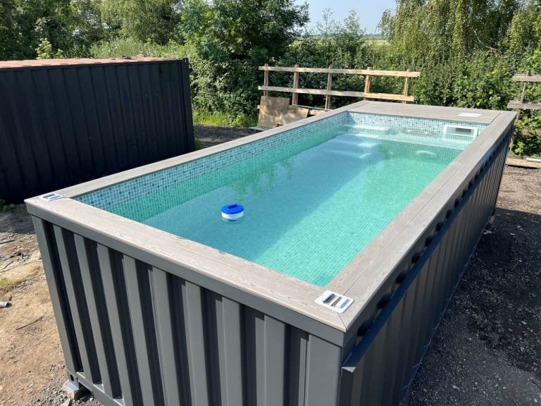20ft Container Swimming Pool / Plunge Pool – Fully Self Contained – Ready to Use